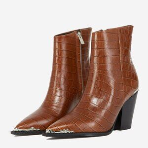 The Kooples cowboy ankle boot in brown size EU 38
